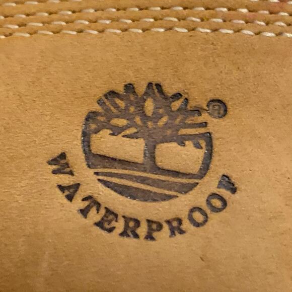 Timberland Waterproof Premium Nubuck Leather Womens Boots Rubber Lug Outsole 8.5 - Picture 11 of 12